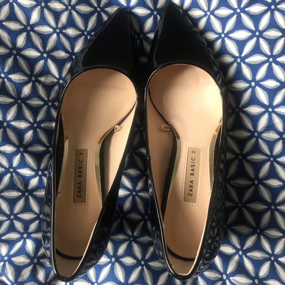 Zara basic black size 38